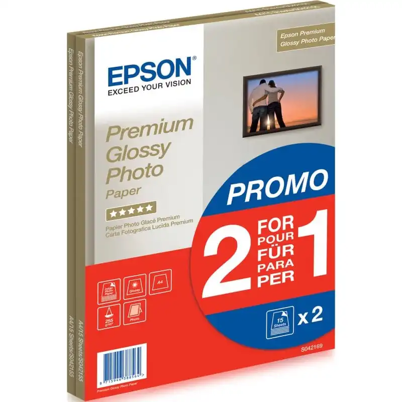 Epson Premium Glossy Photo Paper Papel Fotográfico Brillo Extra