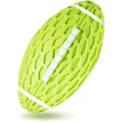 HausPets Pelota de rugby de goma con silbato – Chirriante – Verde - Balón de rugby verde - HausPets - Comparador de precios