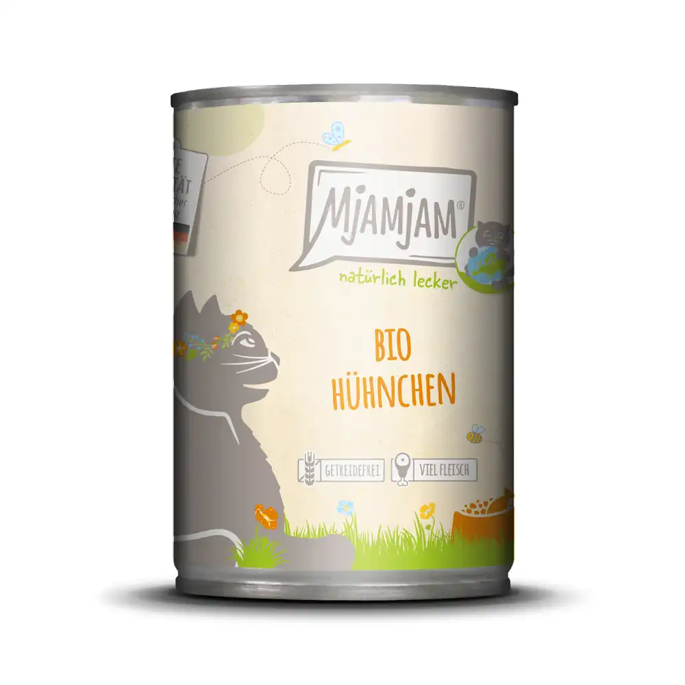 MjAMjAM Naturally Delicious 6 x 400 g - Pollo ecológico