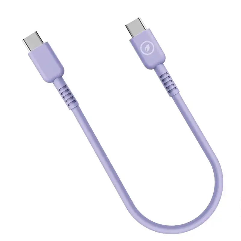Muvit For Change Cable USB-C a USB-C 3A/60W 0.2m Lavanda