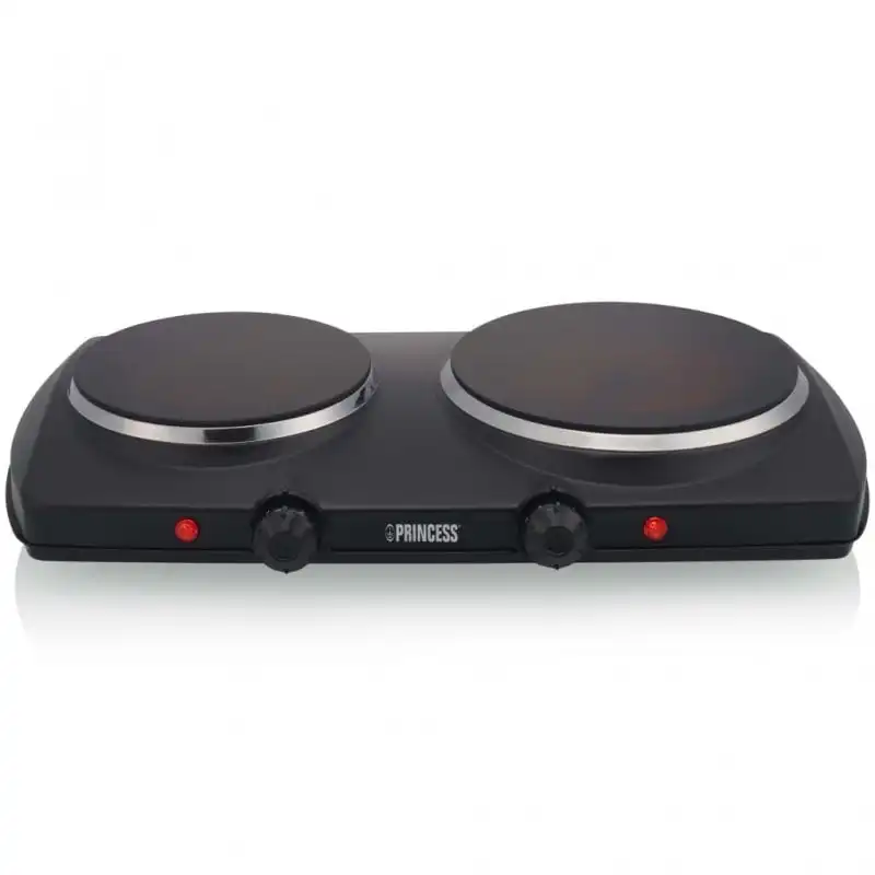 Princess 303021 Placa Eléctrica Doble 2000W Negro