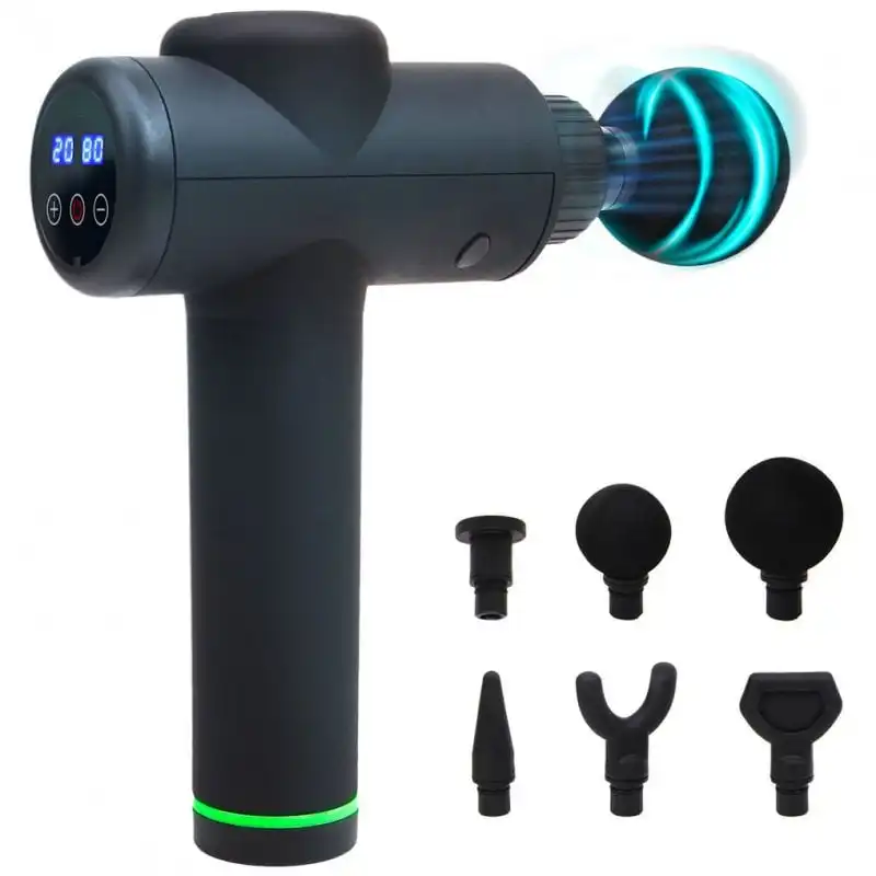 Prixton Xtreme Massage Gun Fit Pistola de Masaje + 6 Cabezales Negra