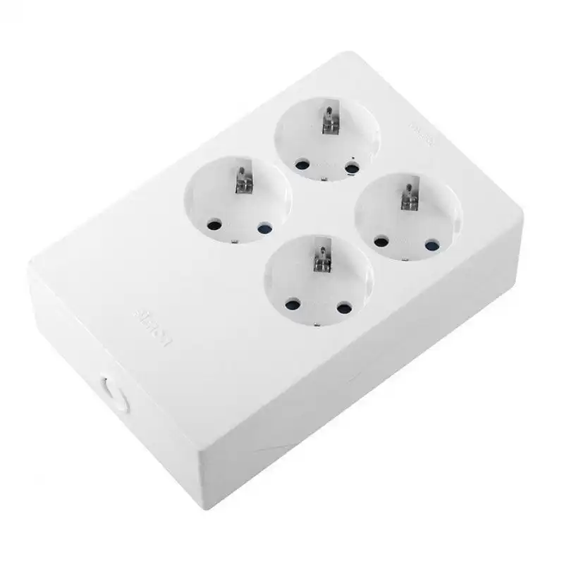 Simon Regleta Múltiple sin Cable 4 Tomas Blanca