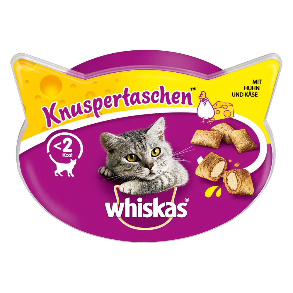 Whiskas Temptations snacks crujientes - Salmón (180 g)