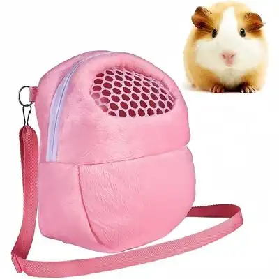 ZooVenture Bolsa transporte transpirable erizos, conejos, ratas hámsteres - Rosa - Zooventure - Comparador de precios