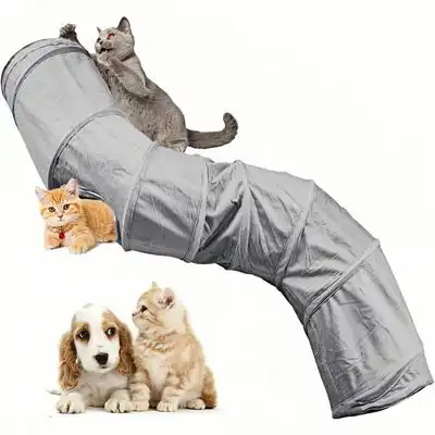 ZooVenture Túnel interactivo de juguete para gatos - Gris - Zooventure - Comparador de precios