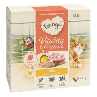 Feringa Vitality Creamy Snacks - Pack Ahorro  - Pollo (96 x 10g) - Feringa - Comparador de precios
