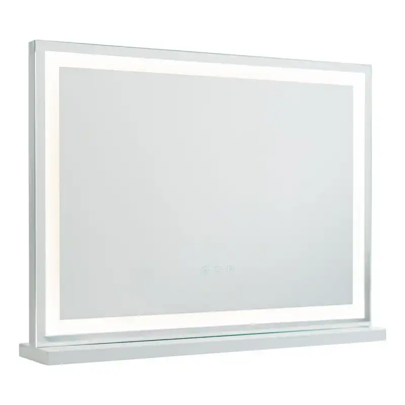 Flamingueo Espejo Tocador Banda Led 3 Modos De Luz Control Táctil