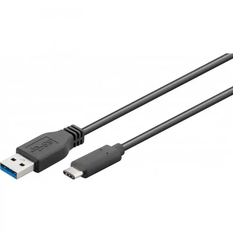 Goobay Cable USB-C a USB-A 3.0 Macho/Macho 0.5m Negro