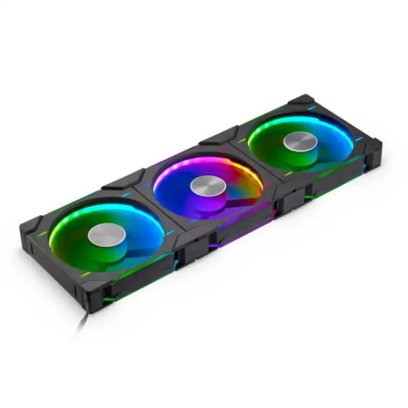 Phanteks D30 Kit 3 Ventiladores PWM 140 mm Flujo Regular D-RGB Negro