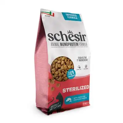 Schesir Sterilized con pescado - 10 kg - Schesir - Comparador de precios
