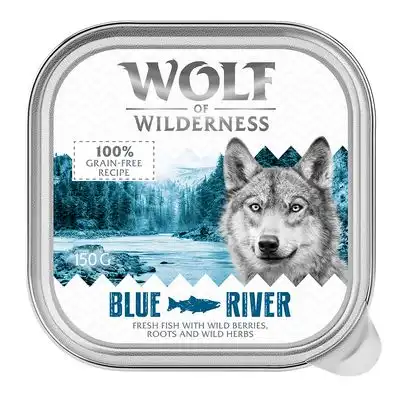 Wolf of Wilderness Adult 6 x 150 g en minitarrinas - Blue River, con pescado - Wolf of Wilderness - Comparador de precios