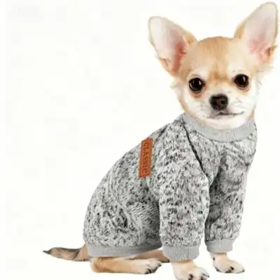 ZooVenture Suéter cálido para perros - 100% poliéster, talla M - Gris-M - Zooventure - Comparador de precios