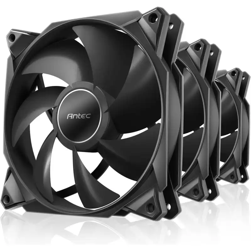 Antec P12 PWM Pack de 3 Ventiladores Suplementarios 120mm Negros