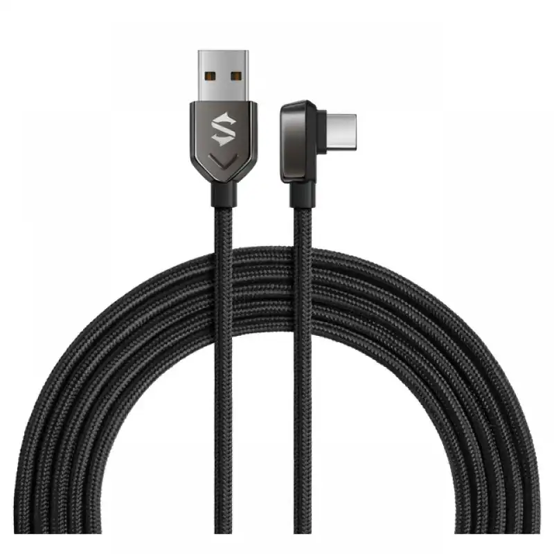 Black Shark Cable Acodado USB-A/USB-C