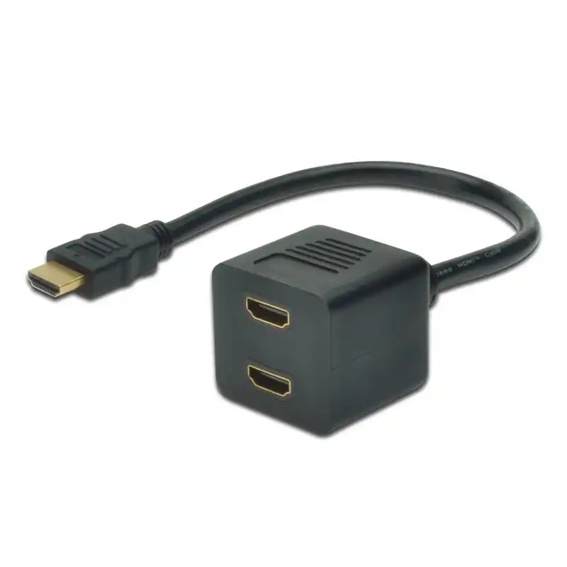 Digitus Cable de Distribución Y HDMI Tipo A x2 HDMI Hembra
