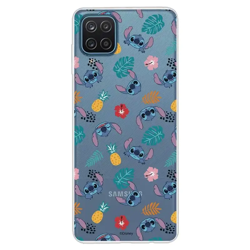 Funda Oficial de Disney Stitch Siluetas Lilo & Stitch para Samsung Galaxy A12