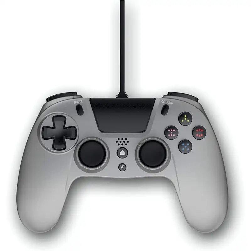 Gioteck VX-4 Mando con Cable Titanium para PS4/PC