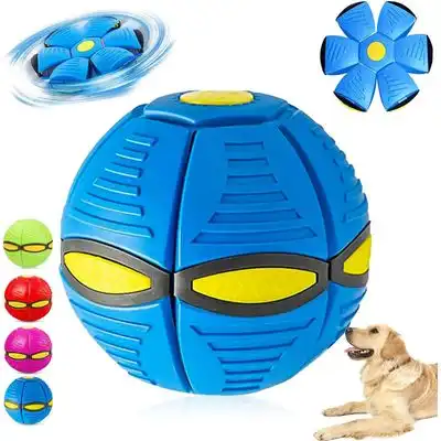 HausPets Pelota deformable forma platillo volador – Frisbee mágico – Azul - Frisbee Mágico Azul - HausPets - Comparador de precios