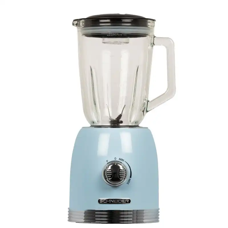 Schneider Vintage SCBL15BL Batidora de Vaso 800W Azul