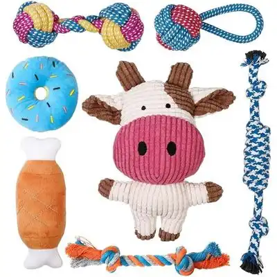 UAMLY s para masticar para cachorros, juguetes de cuerda - 7 artículos - Uamly - Comparador de precios