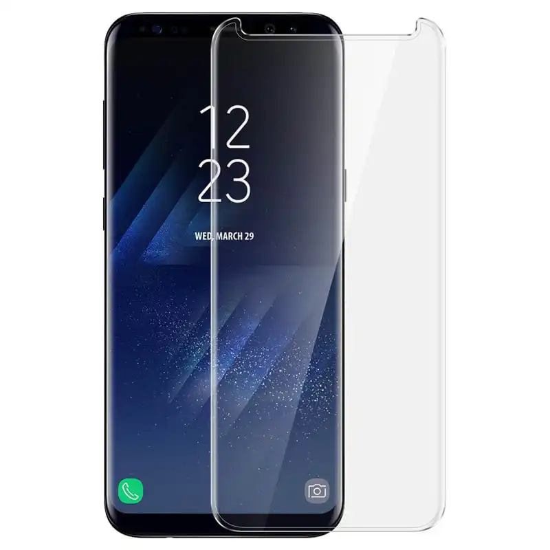 Zagg Protector de Cristal Templado con Bordes Curvos Reforzados para Samsung Galaxy S8