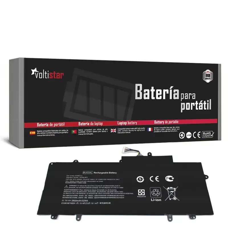 Batería Para Portátil Hp Chromebook 14 G4 14-ak010nr 14-ak013dx 816609-005 Bu03xl