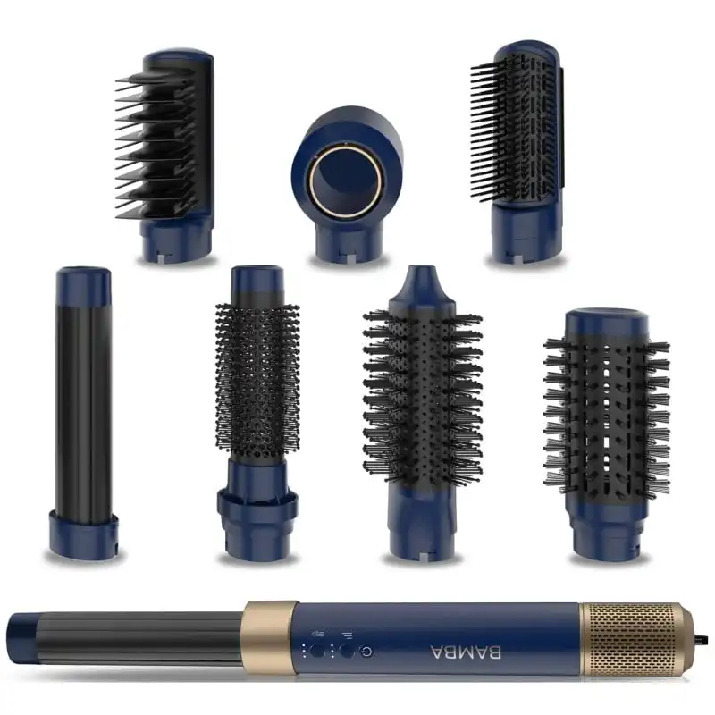 Cecotec Bamba CeramicCare AirGlam Blue Moldeador Multifunción 8 en 1 1400W