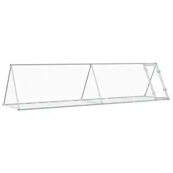Jaula Para Conejos Acero Galvanizado Plateado 400x105x91 Cm Vidaxl