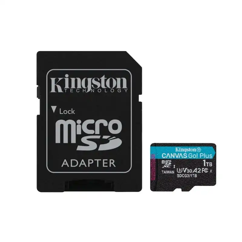 Kingston Canvas Go! Plus MicroSDXC 1TB UHS-I U3 V30 Clase 10
