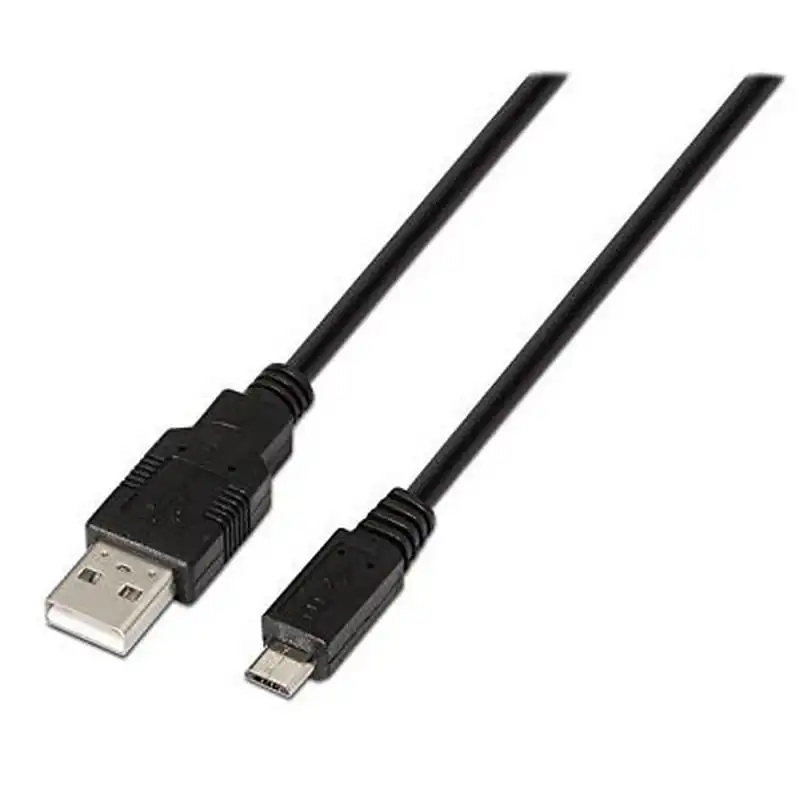 Nanocable Cable USB 2.0 Tipo A a Micro USB Tipo B Macho/Macho 1.8m Negro