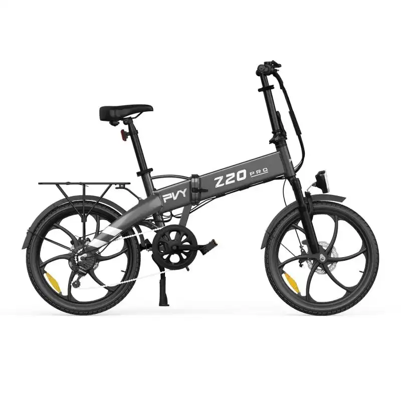 PVY Z20 Pro Bicicleta Eléctrica Motor 250W Batería 36V/10.4Ah Autonomía 80km 20" Gris