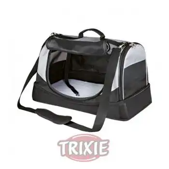 Trixie Bolsa Holly, Con Cama Nylon,50x30x30Cm, Negro-Gris Negro