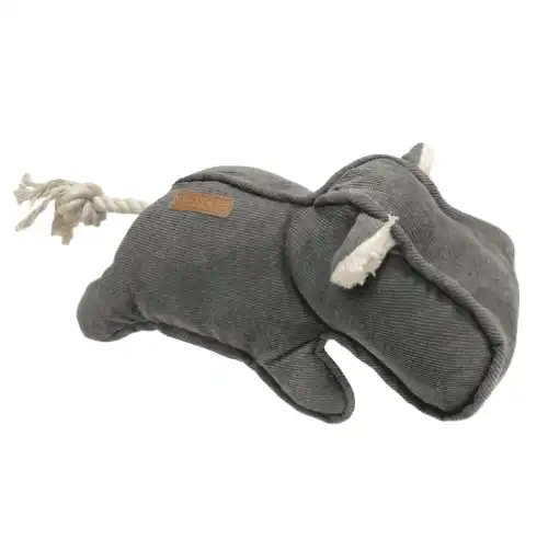 D&D Home peluche Hipopótamo Gris para perros