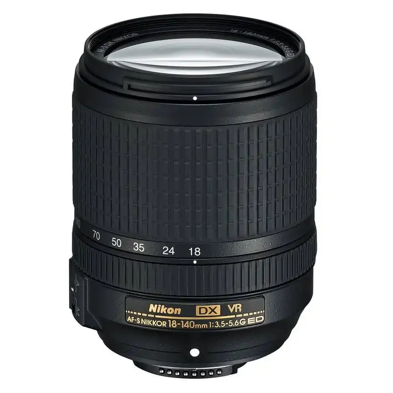 Nikon AF-S DX NIKKOR 18-140mm f/3.5-5.6G ED VR SLR Objetivo Telefoto Zoom Negro