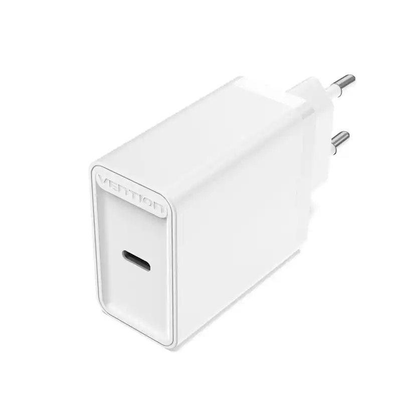 Vention FADW0-EU Cargador de Pared USB-C 3A PD20W Blanco