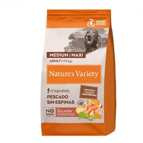 3 KG 3 kg Nature's Variety Original Adult Medium Salmón pienso para perros - Natures Variety - Comparador de precios