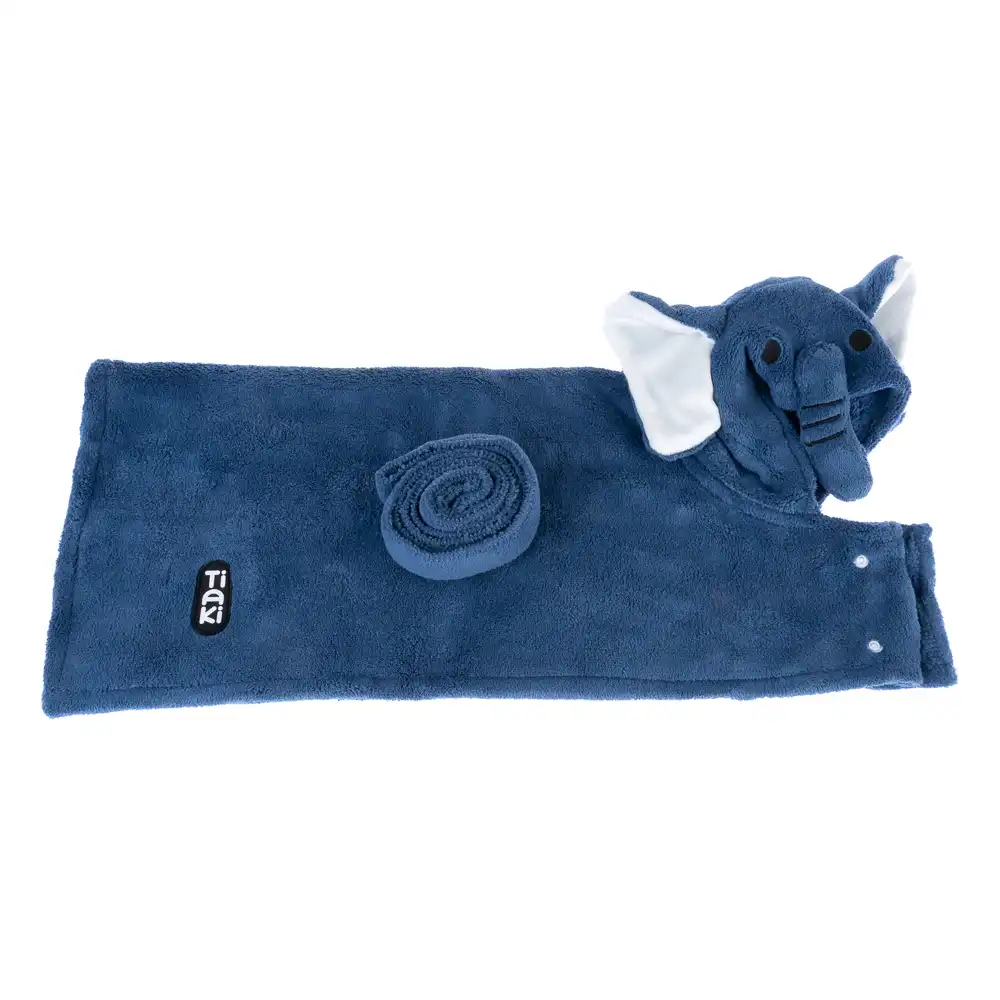 Albornoz para perros TIAKI Elefante - Longitud de la espalda: aprox. 40 cm
