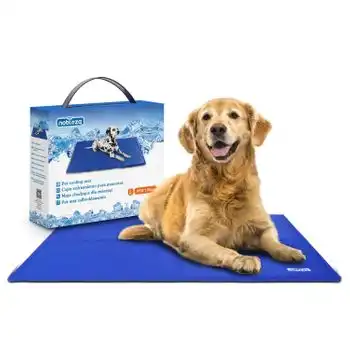 Alfombrilla Refrescante Para Perros Grandes 90x50cm Azul-nobelza