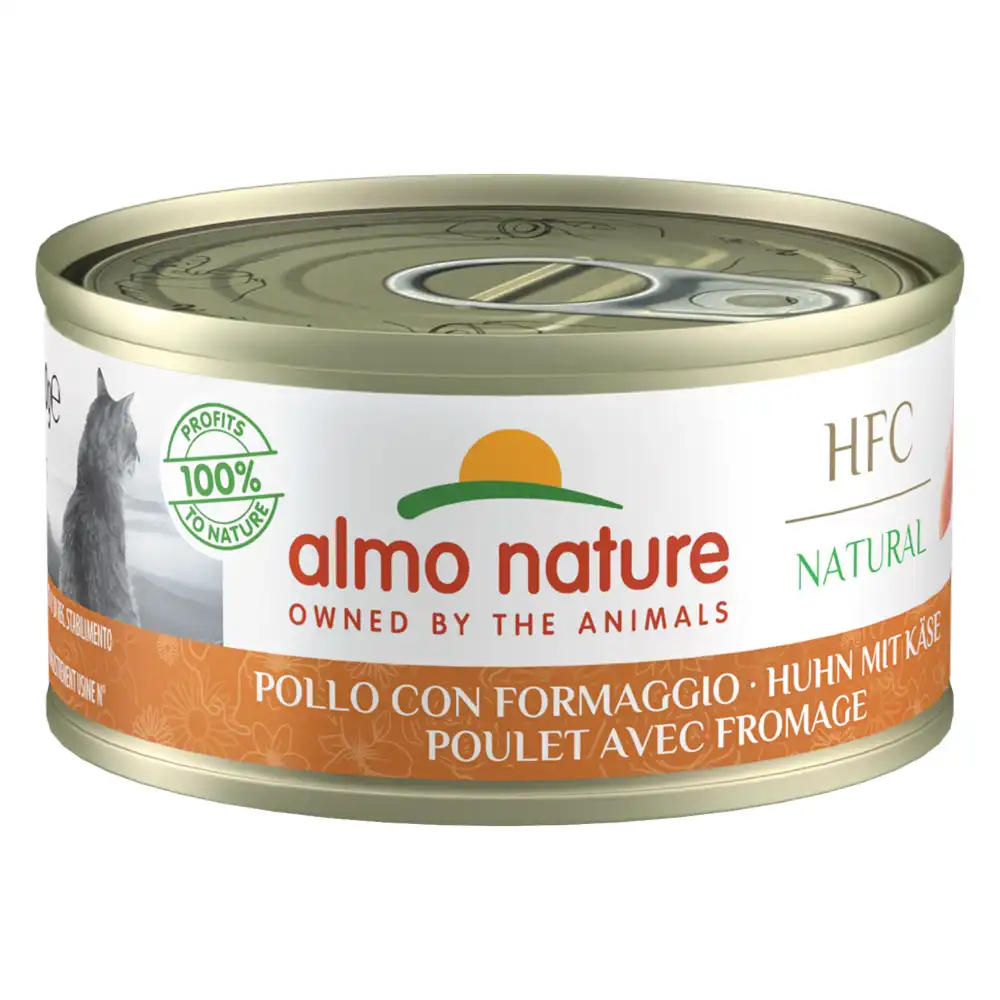 Almo Nature HFC Natural 6 x 70 g - Pollo con queso