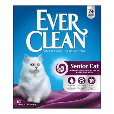Arena aglomerante Ever Clean Senior para gatos - 10 l - Ever Clean - Comparador de precios