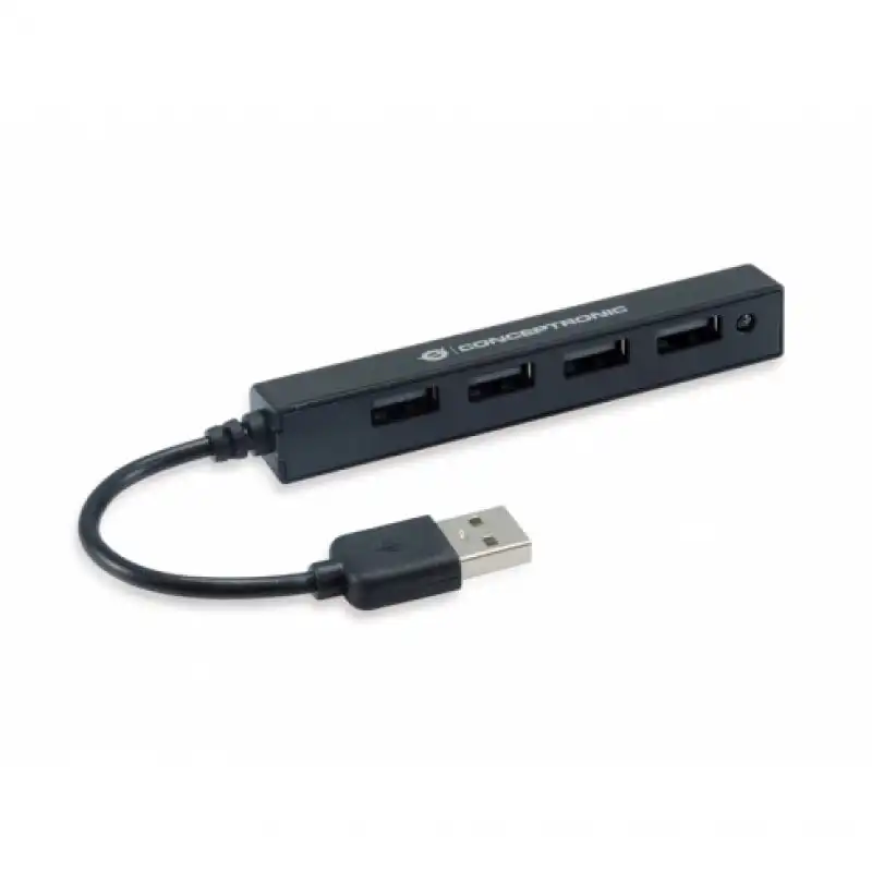 Conceptronic Hubbies Concentrador USB 2.0 de 4x Puertos