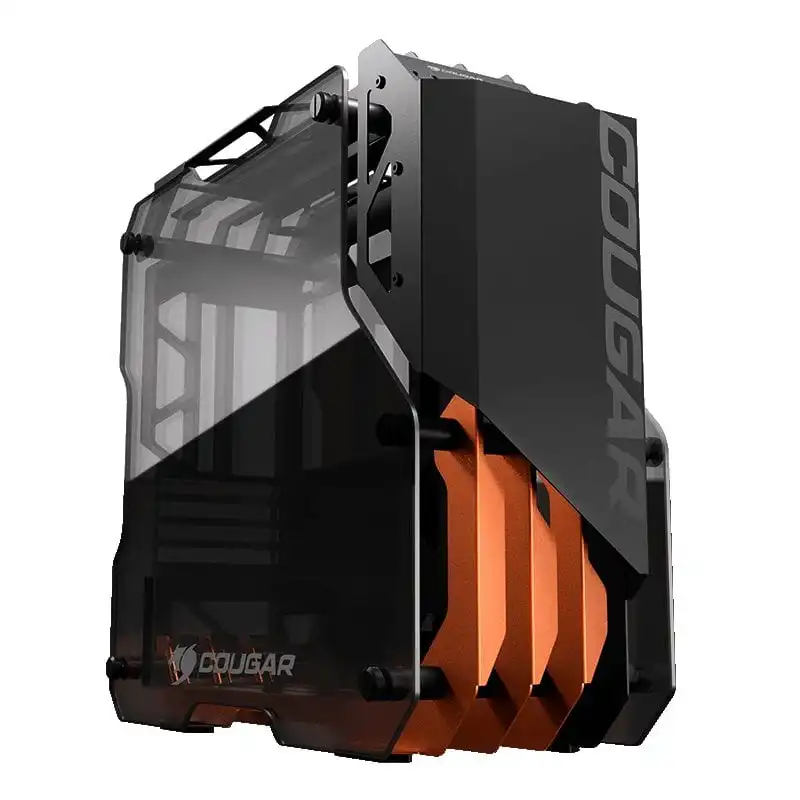 Cougar Blazer Essence Cristal Templado USB 3.1 Negro/Naranja