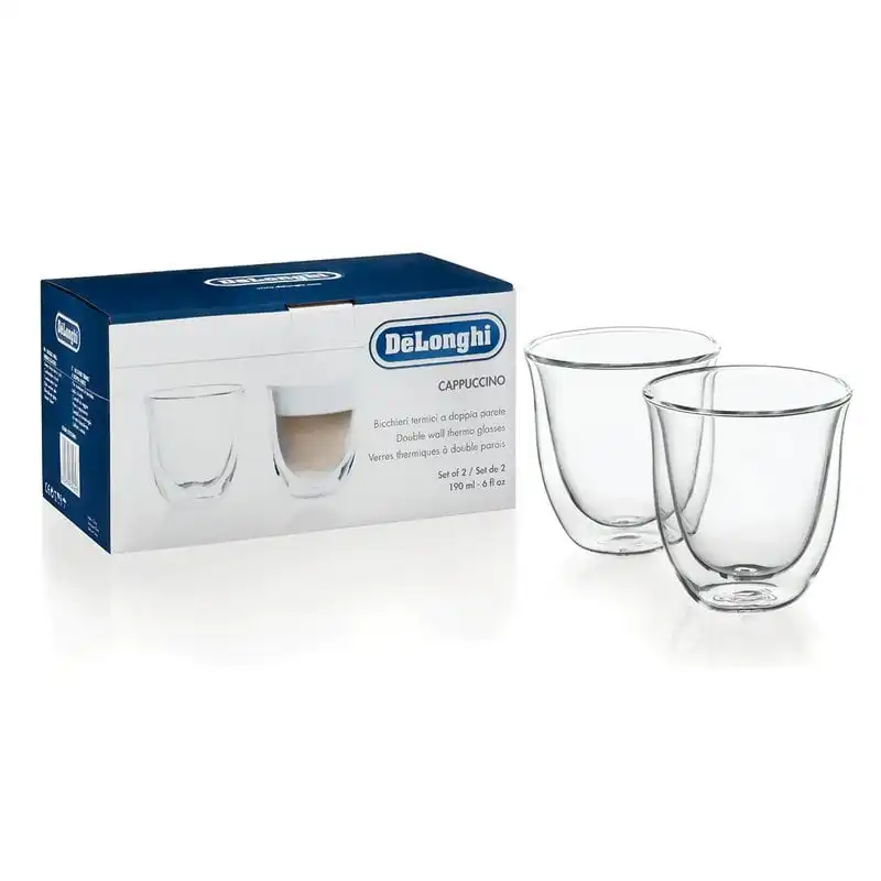 DeLonghi Juego de 2 Tazas para Cappuccino
