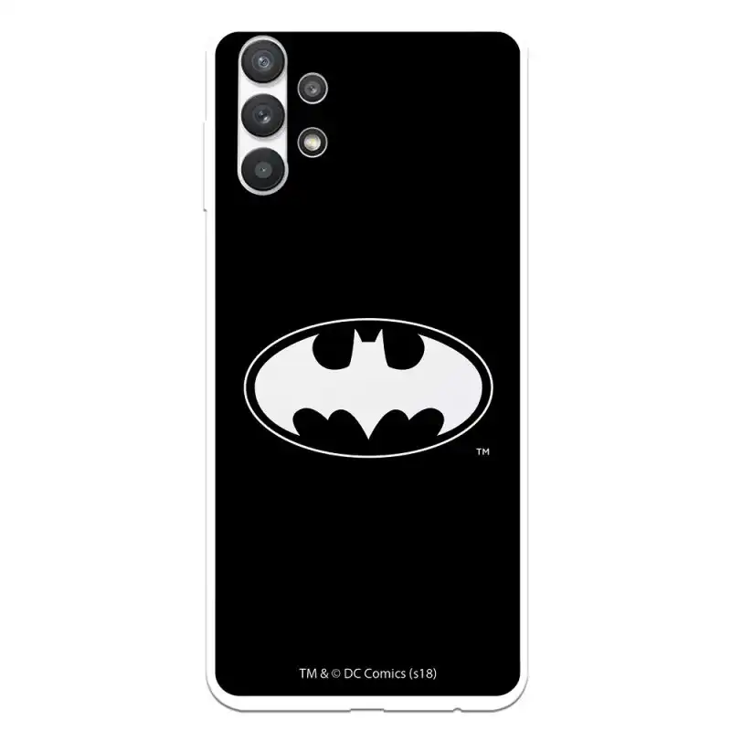 Funda Oficial de DC Comics Batman Logo Transparente para Samsung Galaxy A32 5G