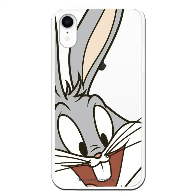 Funda Oficial Warner Bros Looney Tunes Bugs Bunny Transparente para iPhone XR