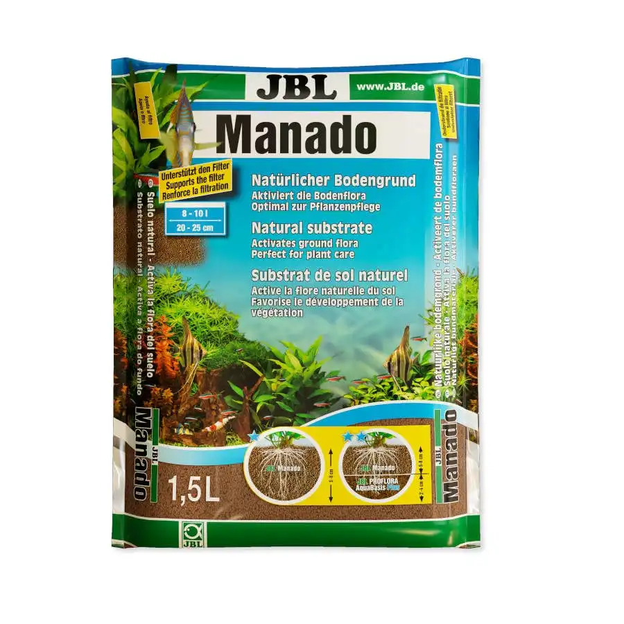 JBL Manado Sustrato natural para acuarios de agua dulce