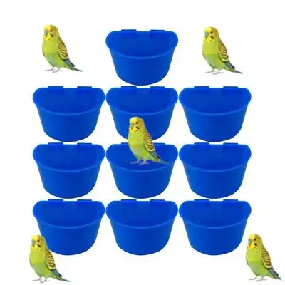 MCBOSON Juego de 10 bebederos/comederos para pájaros - 1 artículo - Mcboson - Comparador de precios
