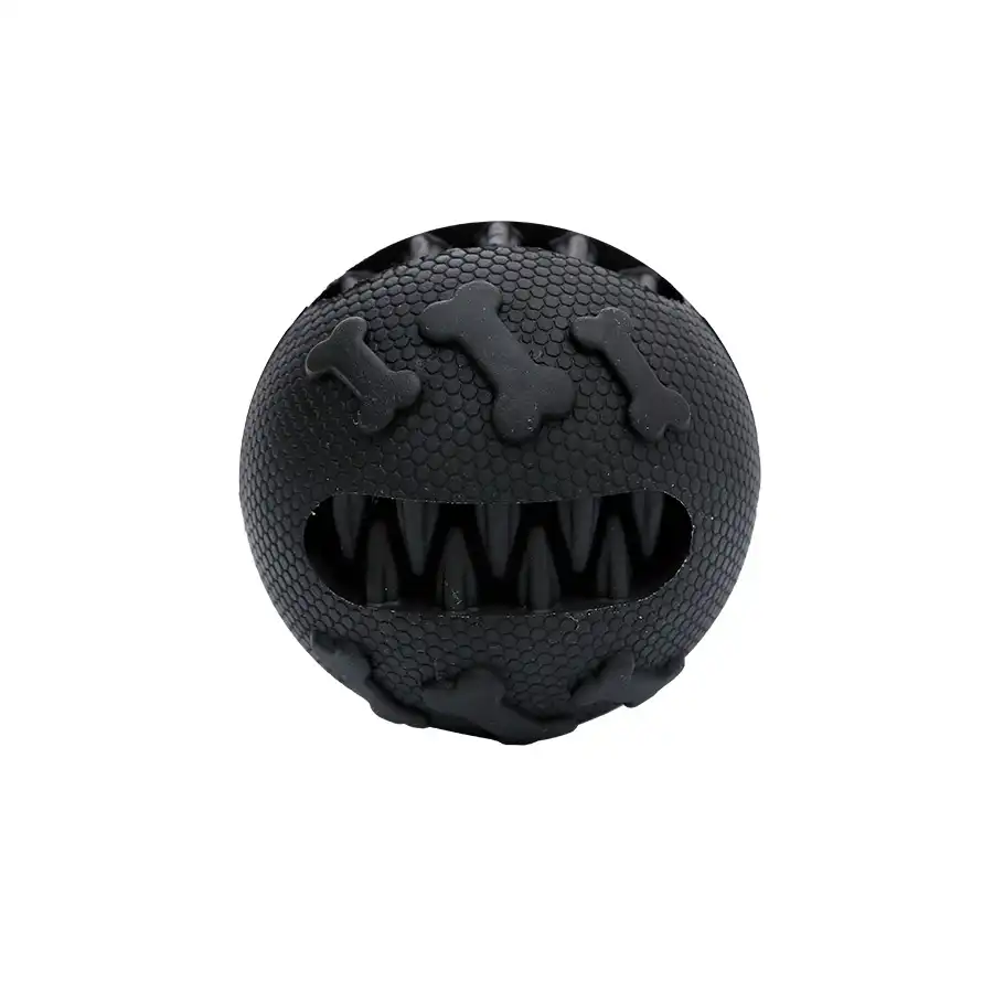 Wow Gum Training pelota negra para perros