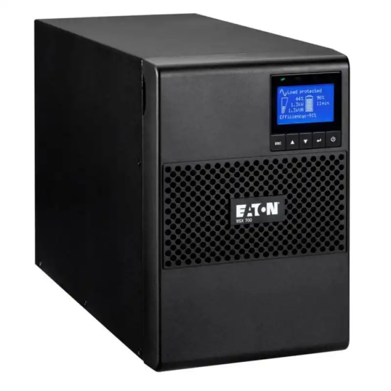 Eaton 9SX700I SAI Doble Conversión Online 0,7kVA 630W 6 Salidas AC Negro